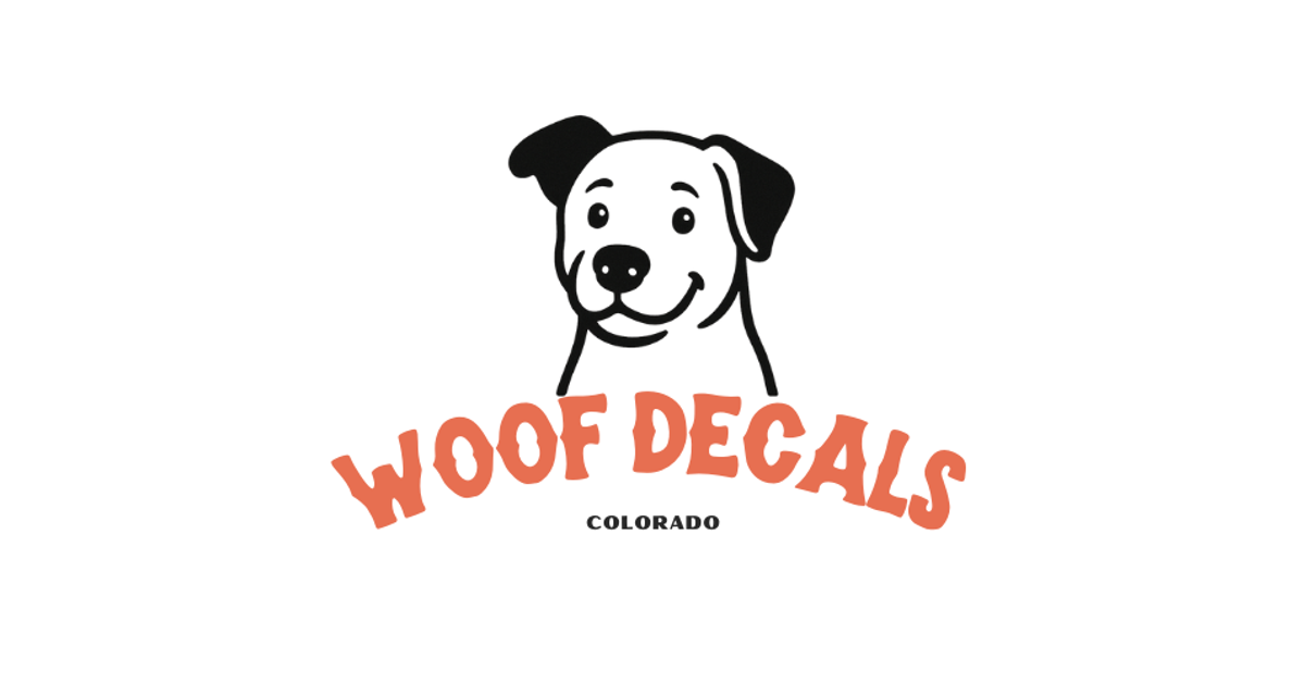 Woof Decals